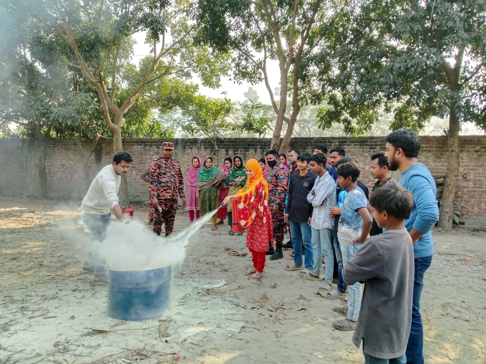 Hand Touch Conducts Comprehensive Fire Safety Training