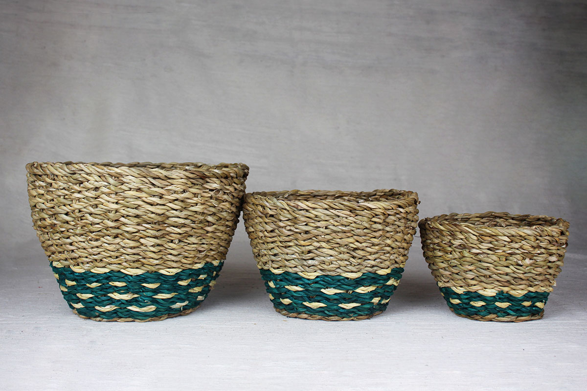 Seagrass Sewing Planter