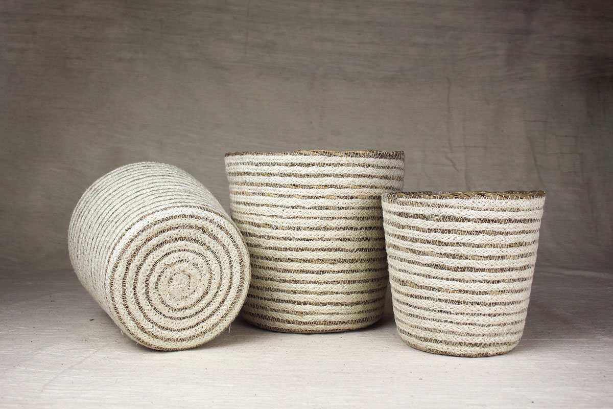 Seagrass Sewing Planter