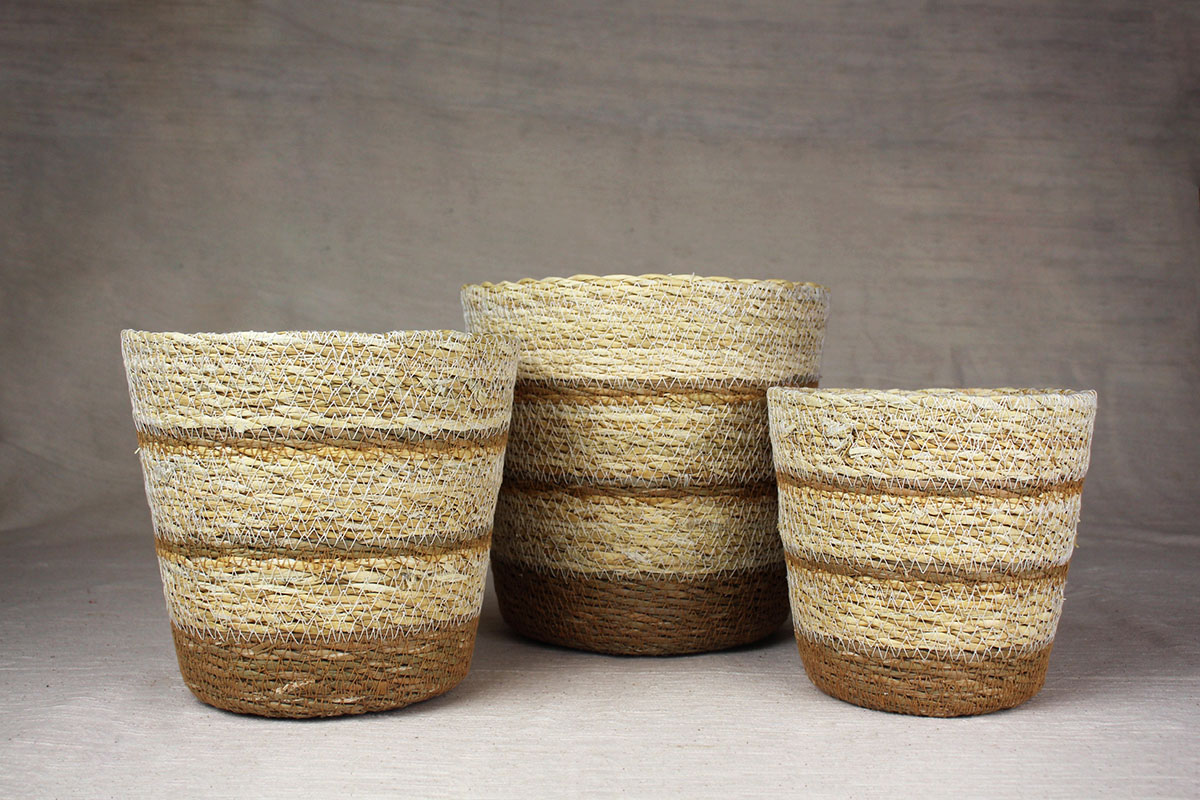 Seagrass Sewing Planter