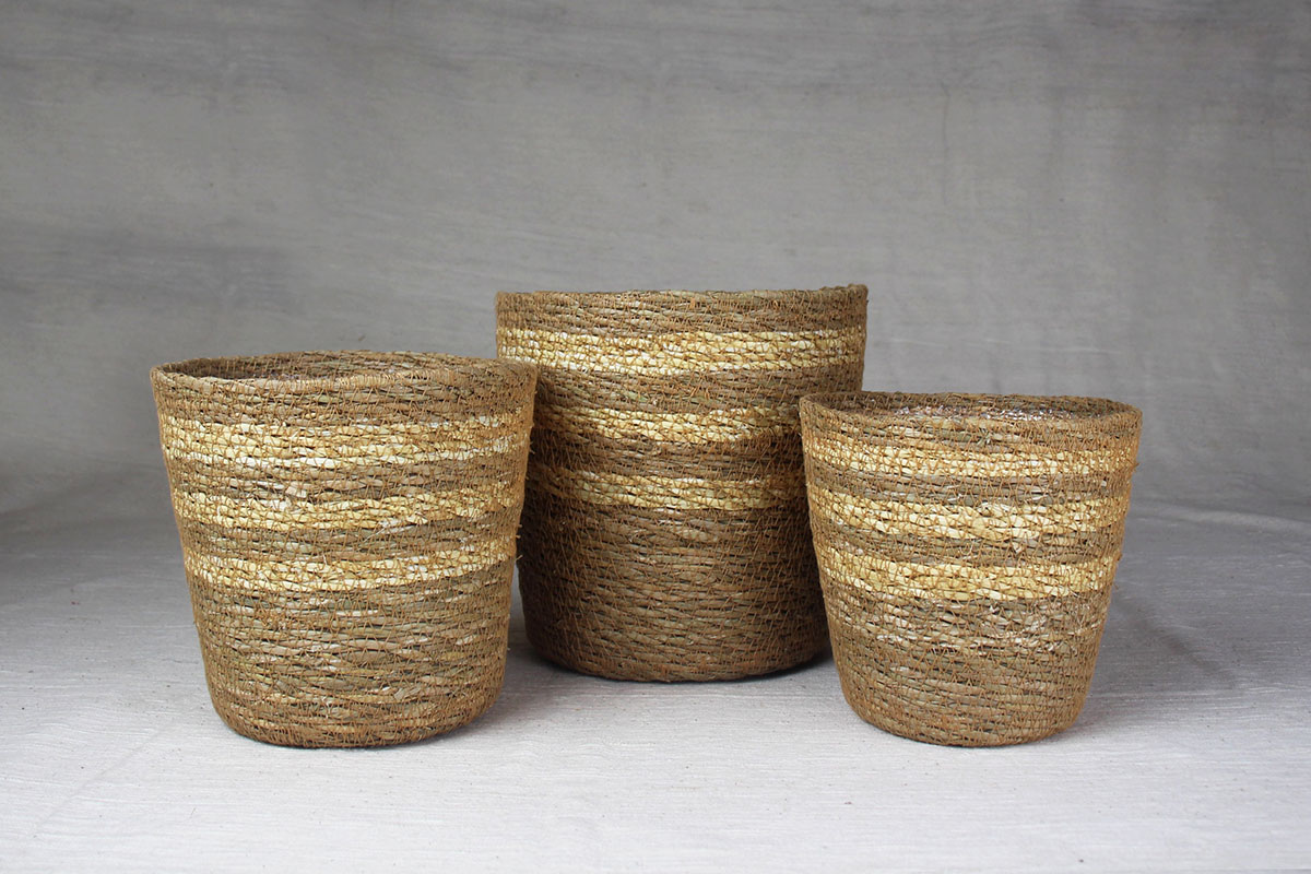 Seagrass Sewing Planter