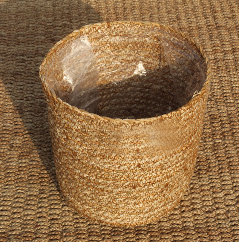 Jute and seagrass Planter