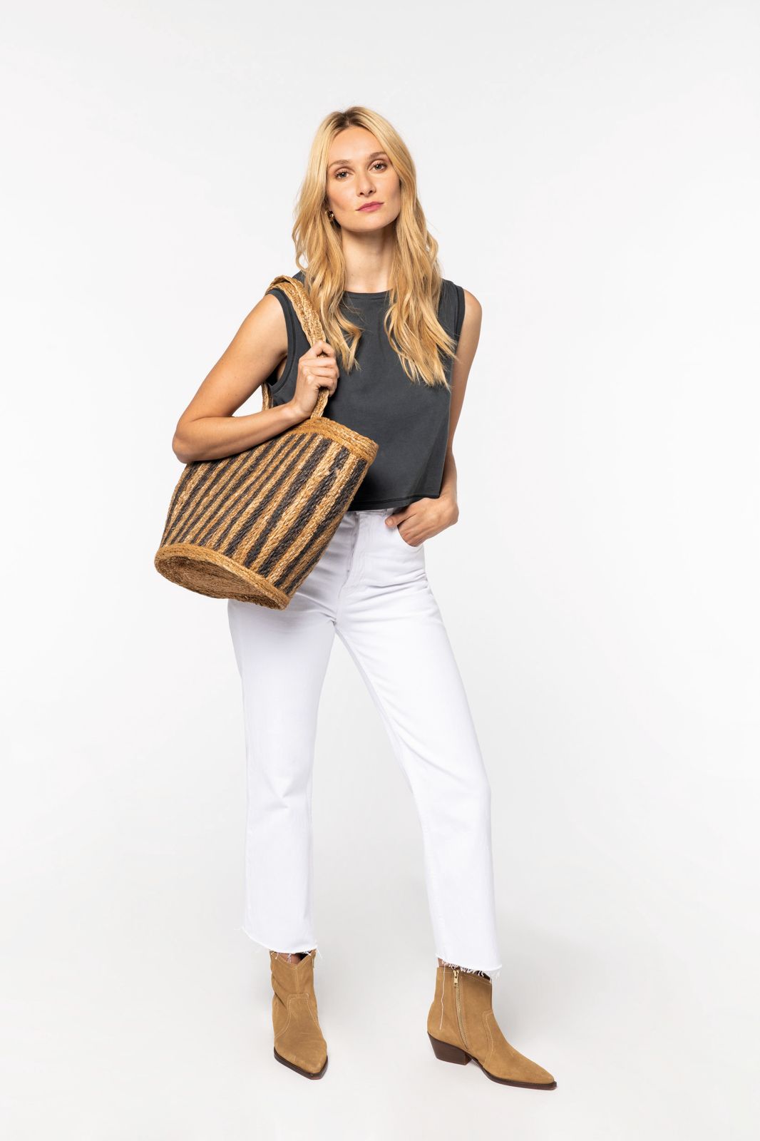 Handmade seagrass eco shopper