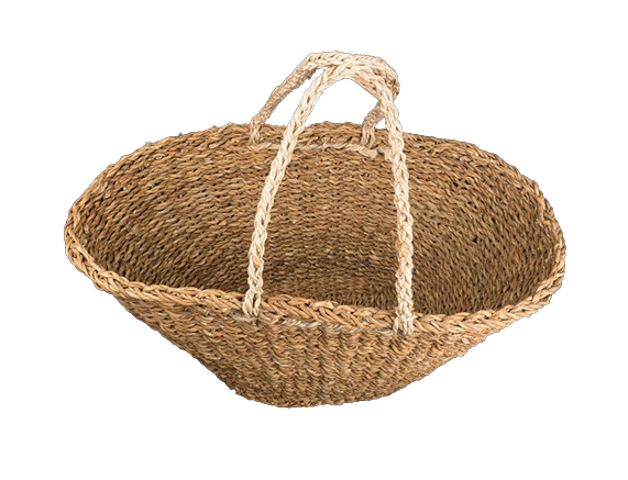 Handmade Seagrass Eco Shopper with Jute