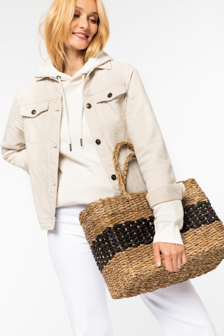 Handmade seagrass eco shopper